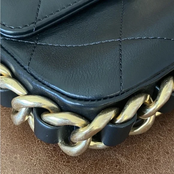 *SOLD* Chanel Framing Chain Flap Bag Quilted Calfskin Small - Picture 11 of 15